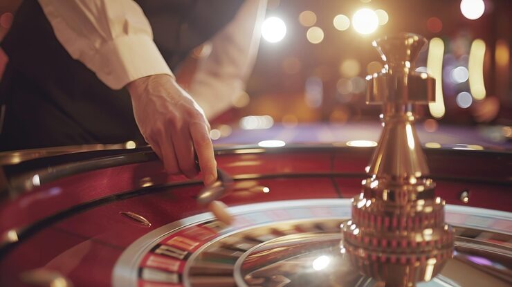 Big Time Gaming live dealer studio with HD camera setup and professional lighting