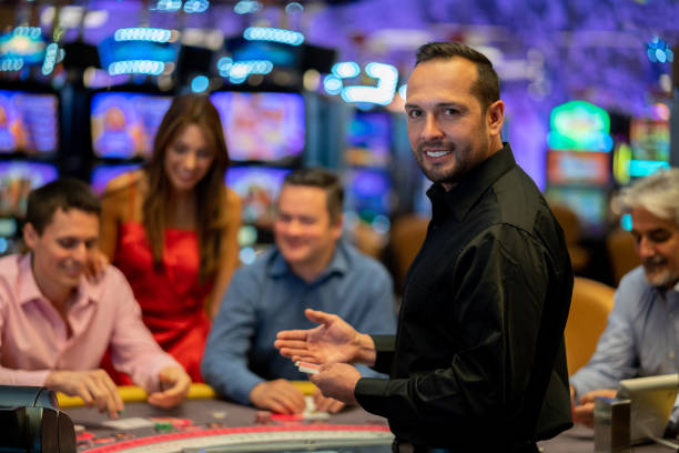 Captain's Bounty blackjack table with seat display